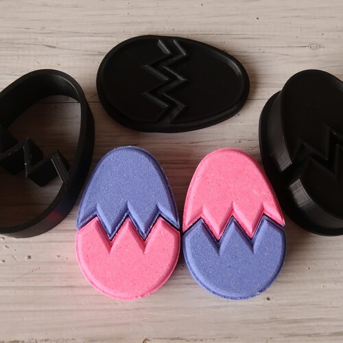 3D Egg Bath Bomb Mold Press Etsy
