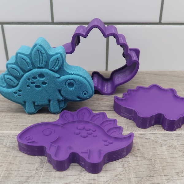 Stegosaurus Bath Bomb Mold