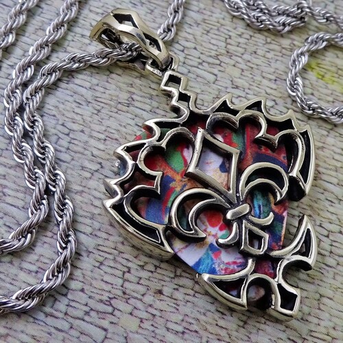 Guitar Pick Holder Silver Pendant Necklace MUSICIAN Gift Etsy