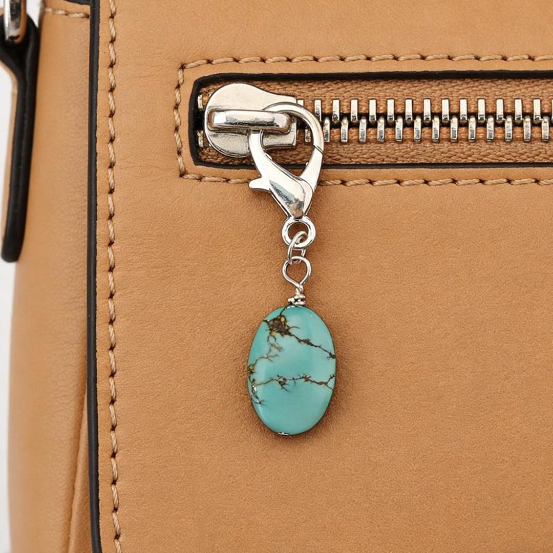 Matrix Keychain Natural Turquoise Keychain | Matrix Gemstone Southwestern Boho Bag ...