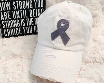 Cancer / Awareness Ponytail Hat Select 