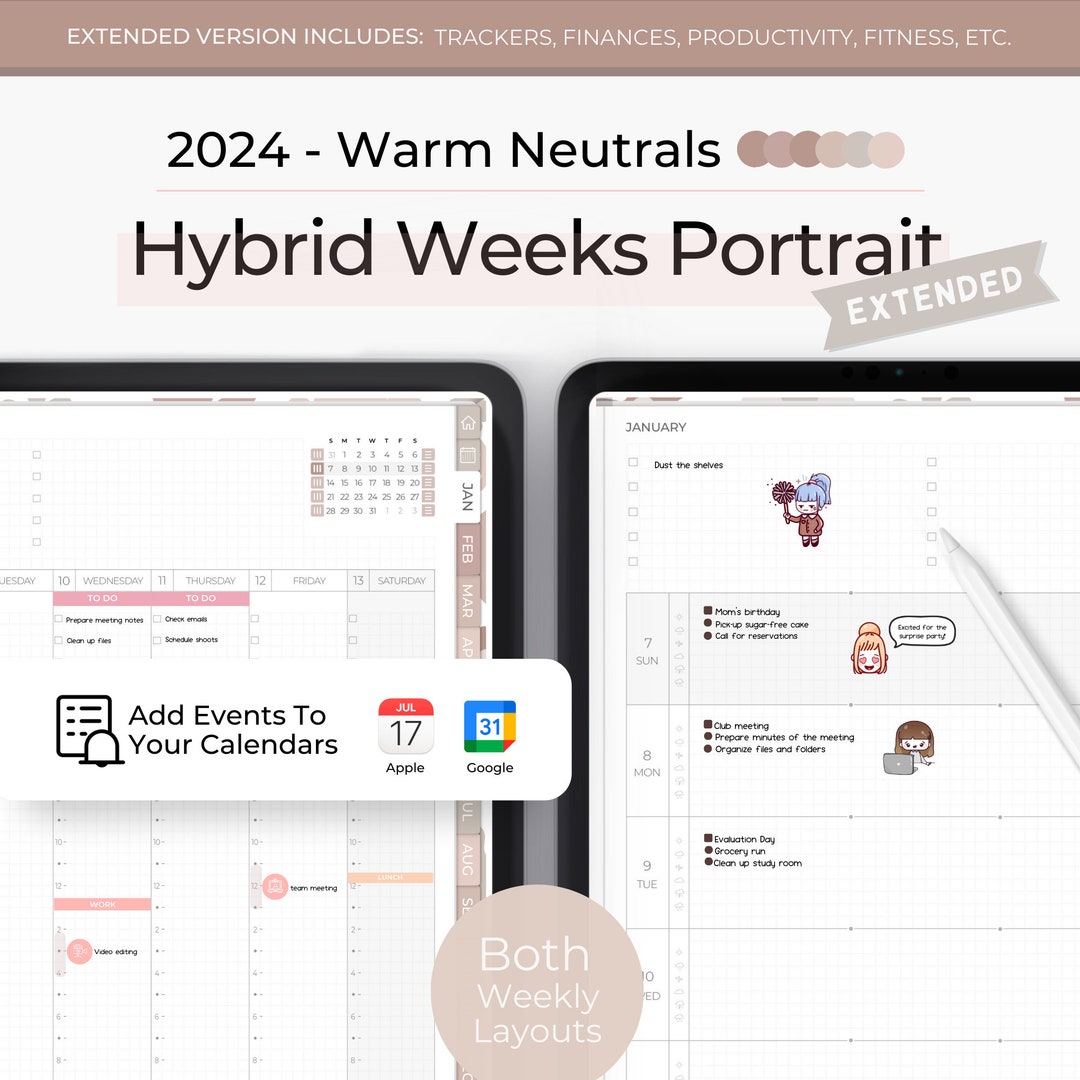 2024 Digital Planner Allinone, 2024 Digital Planner With Google