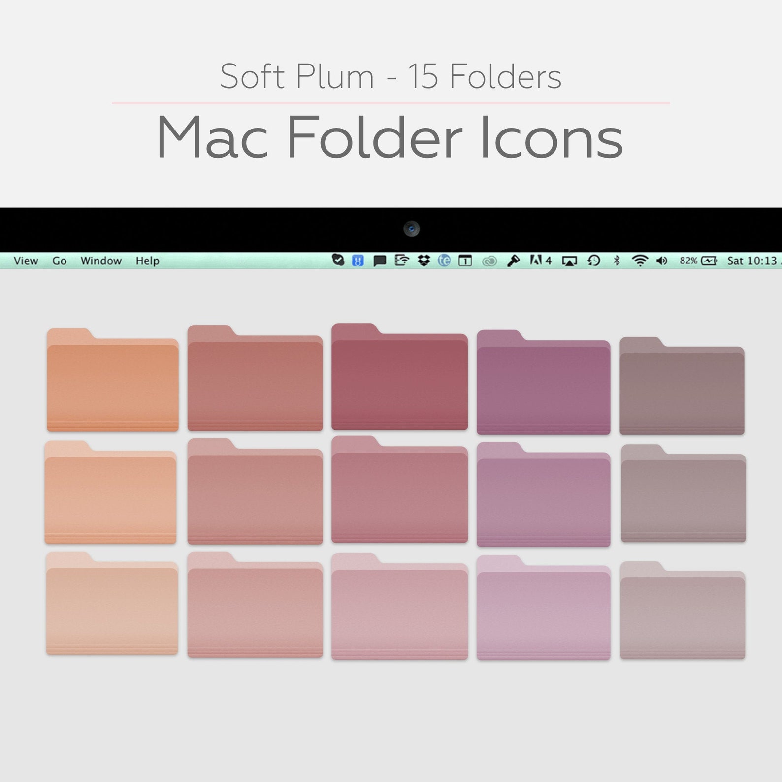 Desktop Aesthetic Mac Folders Folder Icons Pink Folders Etsy
