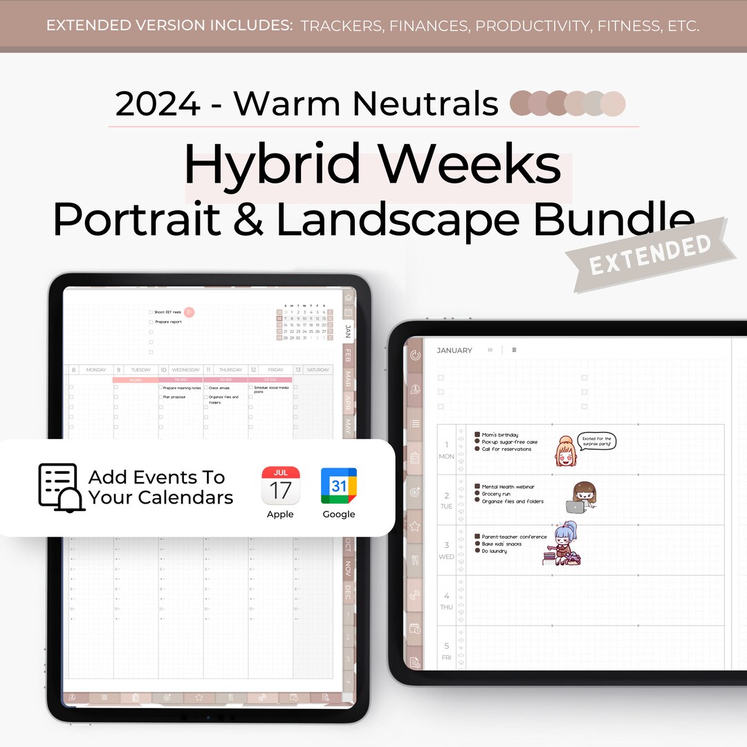 2024 Digital Planner Allinone, 2024 Digital Planner With Google