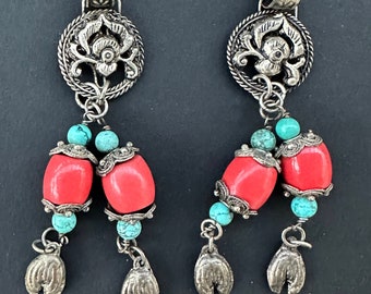 Vintage sterling silver earrings
