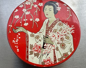 Vintage Typewriter Ribbon Tin - Madame Butterfly brand