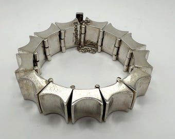 Mid-Century Mexican Link bracelet in the Style of Antonio Pineda