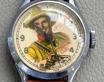Vintage GENE autry character watch c.1948