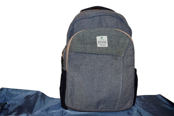 plain blue backpack