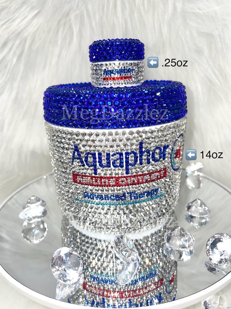 Rhinestone Lip Balm: Bedazzled Ointment Jar, Bling Skincare 画像 5