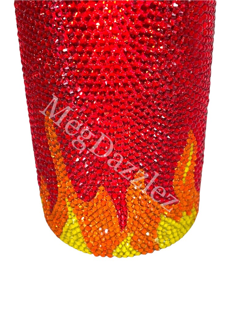 Hot Sauce Bling Hot Chili Sauce Rhinestone Hot Sauce Bottle Blinged Out Hot Sauce Bedazzled Hot Sauce Hot Sauce Bling Sriracha image 4