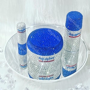 Lip Balm Bling | Ointment Advanced Bling | Mini Ointment Jar | Bling Jars Bedazzled In Rhinestones | Blinged Out Lip Balm| Ready To Ship