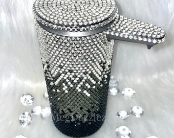 Soap Dispenser Bling | Sensor Liquid Soap Pump Dispenser | Touch Free | Bedazzled | Rhinestone Soap Pump Dispenser | 9oz