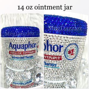 Rhinestone Lip Balm: Bedazzled Ointment Jar, Bling Skincare 画像 2