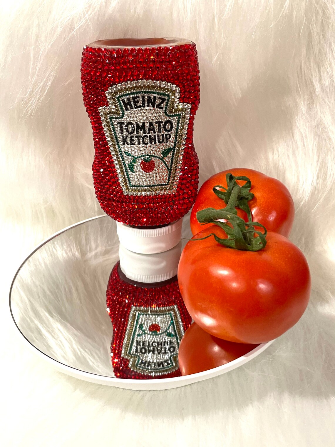 Ketchup Bling Bedazzled Tomato Ketchup Bedazzled Etsy