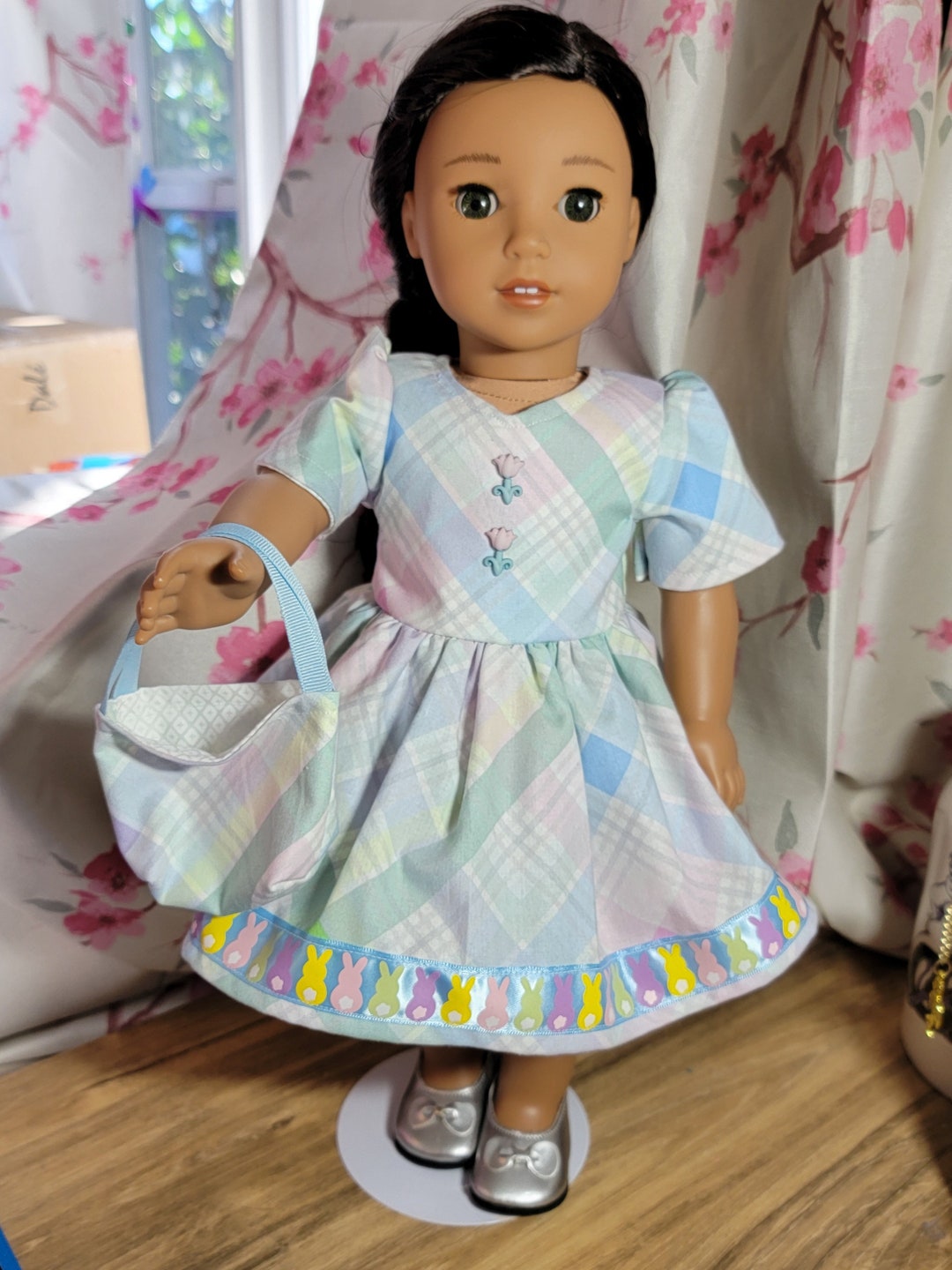 Pink Plaid Doll Dress main image 1