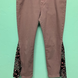 Bell Bottom, Chic Up-Cycled Pants with a Flare, Flare Bell Bottoms,  Refashioned pants  for Women