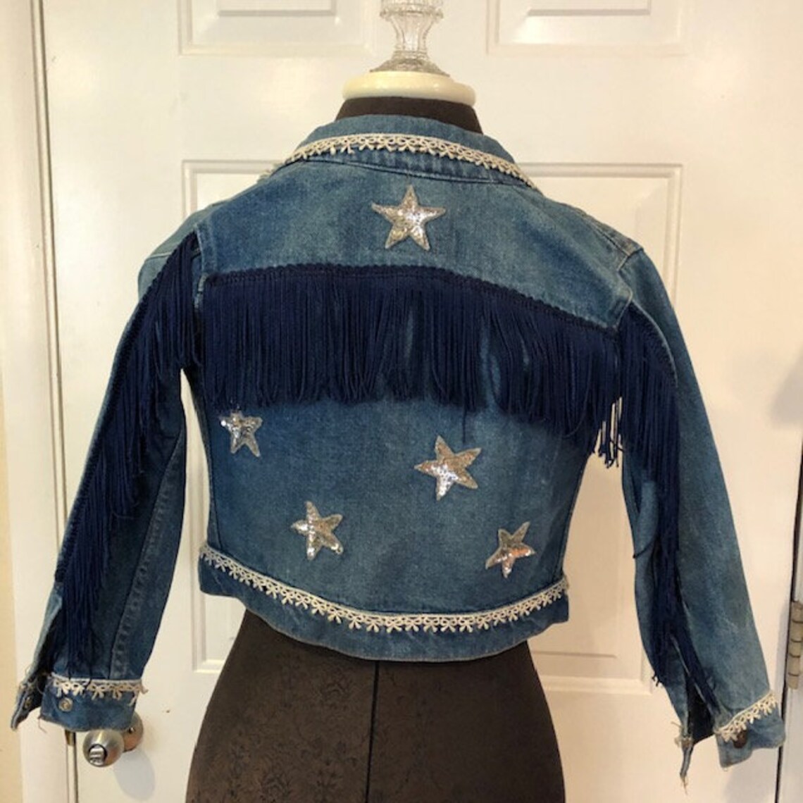 Jean Jacket Girls Jacket Denim girls jacket cowboy jean Etsy