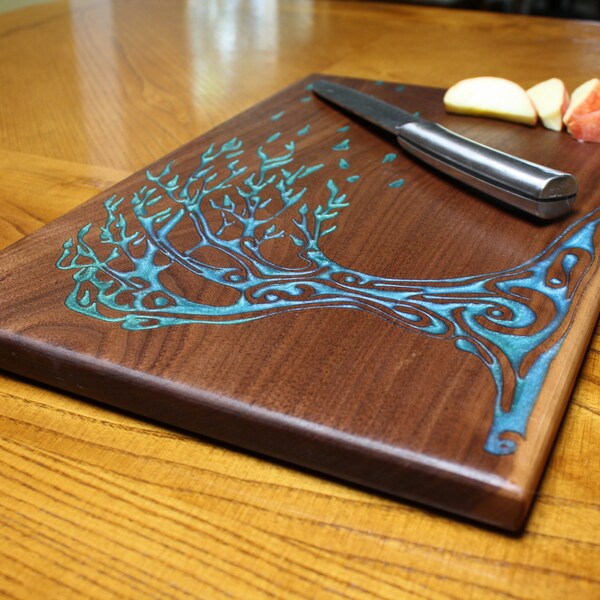 Tree Cutting Board Etsy