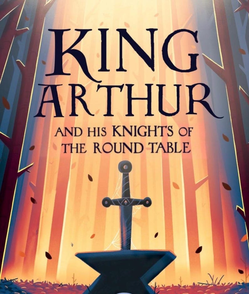 Year Five Copywork King Arthur and His Knights of the Round Table - Etsy
