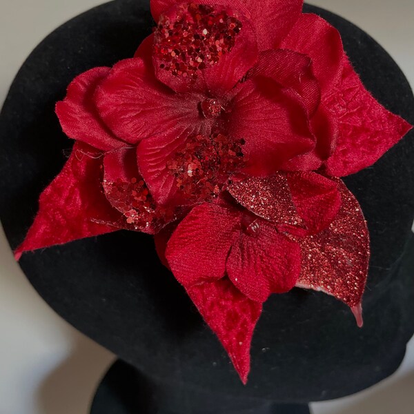 Red Hair Flower Etsy UK