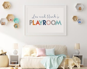 Playroom Sign, Playroom Decor, Playroom Wall Art, Toy Room Decor, Playroom Printable Poster, Playroom Print, Custom Printable Poster