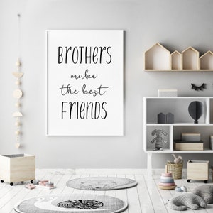 Personalized Playroom Printable Poster, Brothers Shared Room Poster ...