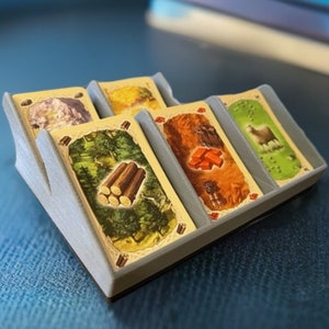 Deck Holder| Card Deck Holder| Board Game Organizer| Board Game Card Holder| Tabletop Organizer| Settlers of Catan | Terraforming Mars