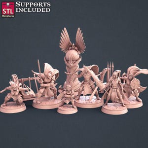 Ensemble de paladin/clerc - ensemble de guerrier sacré - ensemble de combattant - terrain de table/terrain de dispersion/terrain de figurines/Donjons and Dragons/Pathfinder/5E