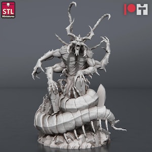 Tiszirain Scalpendra | Frostgrave | Centipede Demon | Centipede Monster | Giant Centipede | Chilopendra | RPG | Dungeons and Dragons | DnD