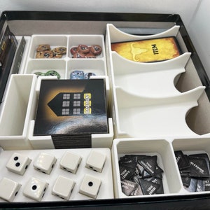 Verrat Box-Einsatz | Verrat am Haus auf dem Hill Box Organizer | Witwen Walk Organizer | Passend für Karten mit Hülle | Tisch Organizer