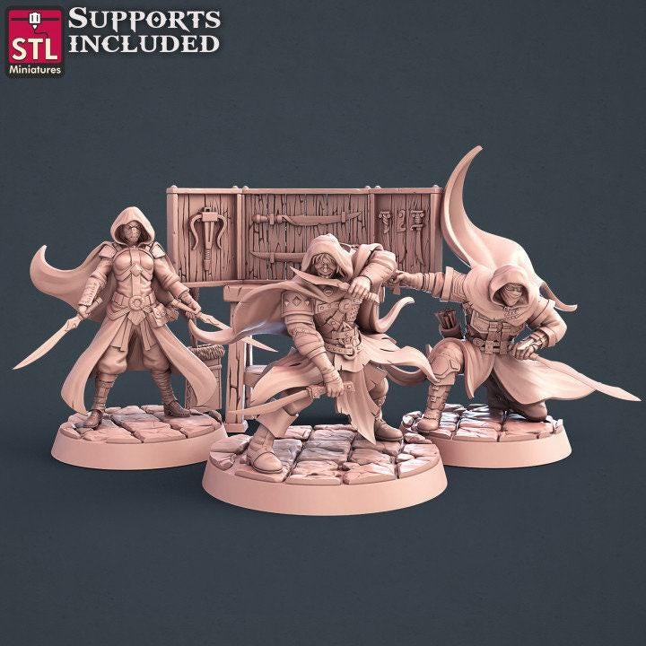 Assassin Miniature | Rogue Miniature | Weapon Rack | Assassin's Creed ...