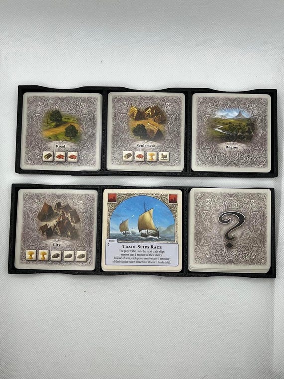 rivals for catan card sleeves Settlers Of Compatible Sleeve Bundle (SKS-8806 X 2) it fits 70+ sleeved cards. Rivals of Catan Deck Holder|