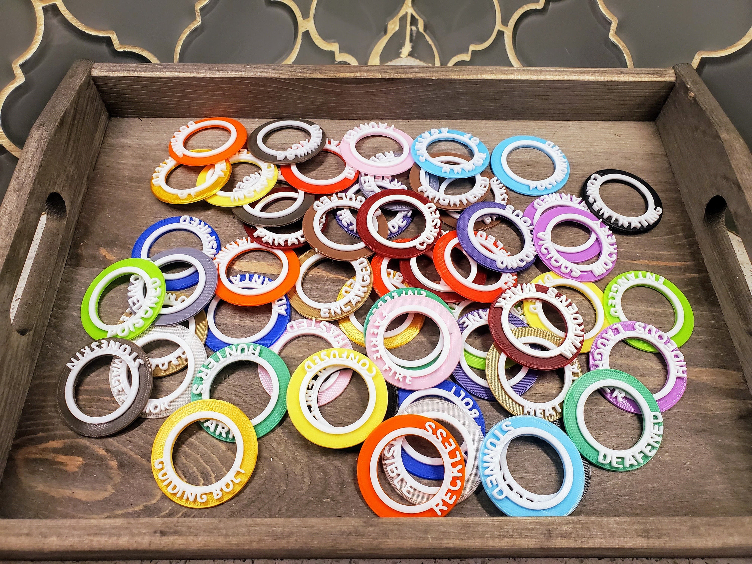 Condition Rings - Dungeons and Dragons - Status Marker - 5e