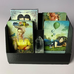 Expositor de cartas de tarot - Soporte para barajas de tarot - Soporte/organizador de cartas de tarot - Cartas de tarot - Expositor de barajas de tarot - Tarot