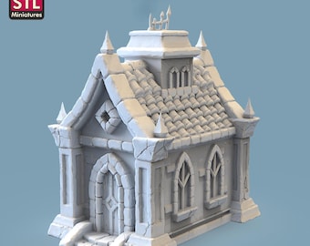 Chapel/Church/Holy Place - Tabletop Terrain | Scatter Terrain | Miniatures Terrain | Dungeons and Dragons | Pathfinder | RPG Terrain