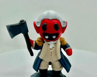 George Washington Keggar - Heroes of Barcadia Miniatures - 4th of July - Independence Day - UNPAINTED