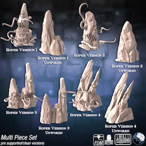 Roper | Awoken Roper | Dormant Roper | Cave Monster | Stone Monster | Rock Creature | Dungeons and Dragons | RPG | Sync Ratio Systems
