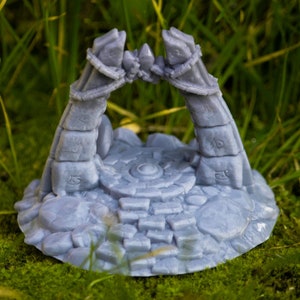 Kristallen portaal/elvenportaal/portaalminiatuur - tafelblad | Verspreid terrein | Kerkers en draken | Bewaarplaats | Portalen van Atarien