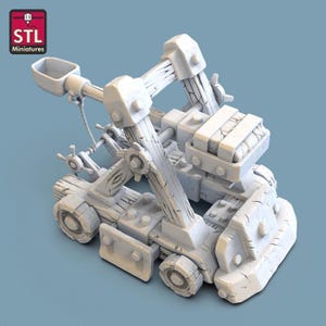 Katapulta/Broń oblężnicza/Maszyna oblężnicza - WYMAGANY MONTAŻ - Teren stołowy/Teren rozproszony/Teren miniatur/Lochy i smoki/RPG