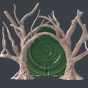 Forest Vine Wall Terrain Set | Vine Wall with magnet holes | Forest Portal | Vine Wall Terrain | Dungeons and Dragons | 32mm | 5e | DnD