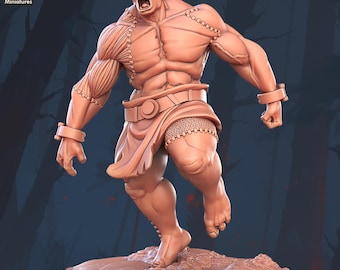 Flesh Golem | Flesh Monster | Frankenstein's Monster | Clay Golem | Frostgrave | 32mm | RPG | Dungeons and Dragons | DnD