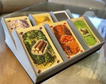 Deck Holder | Board Game Organizer| Card Holder| Tabletop Organization | Settlers of Catan | Terraforming Mars