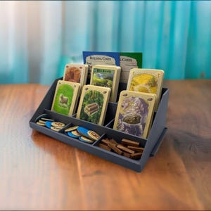 Organizador auxiliar para juegos de mesa, soporte para barajas, soporte para componentes de cartas, soporte para barajas, soporte para cartas de juegos de mesa, optimizador de juegos de mesa