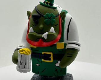 St. Patrick's Day Brewtus - Heroes of Barcadia Miniatures - St. Patrick's Day Themed Miniature - UNPAINTED