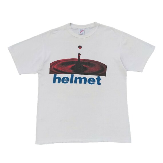 Vintage 90s Helmet band t shirt