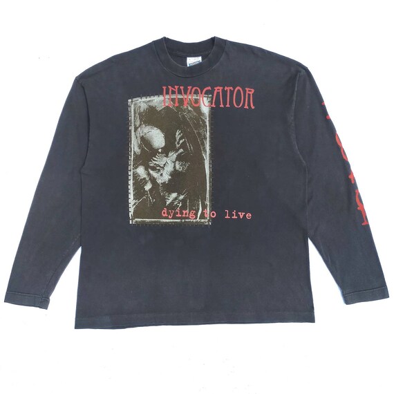 Vintage 90s Invocator band t shirt