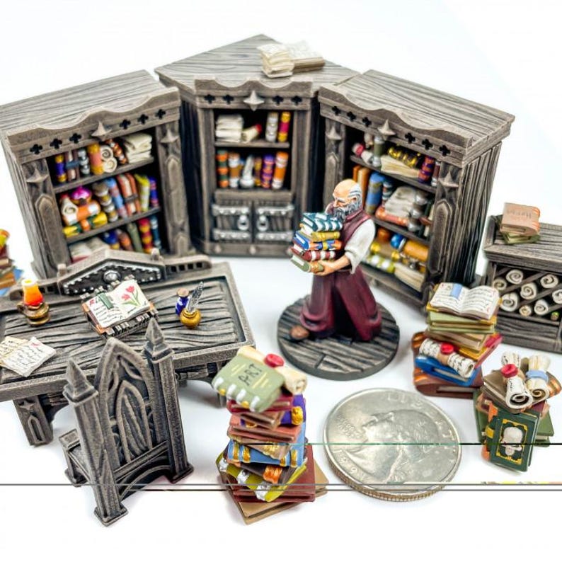 Dnd Library Small Medieval Library Reading Corner L Merchant Shop Dungeons & Dragons ...