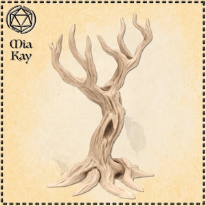 28mm Dead Tree |  D&D 5e | Dungeons and Dragons | Pathfinder | Fantasy RPG Tabletop Games | Scatter Terrain | Forest | Wizard | Prop | Evil