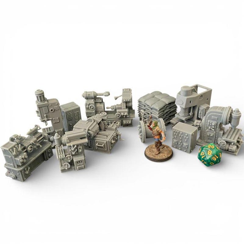 28mm Factory Terrain - Etsy